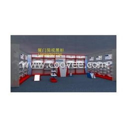 廈門漳州電子數(shù)碼商場烤漆展柜制作工廠